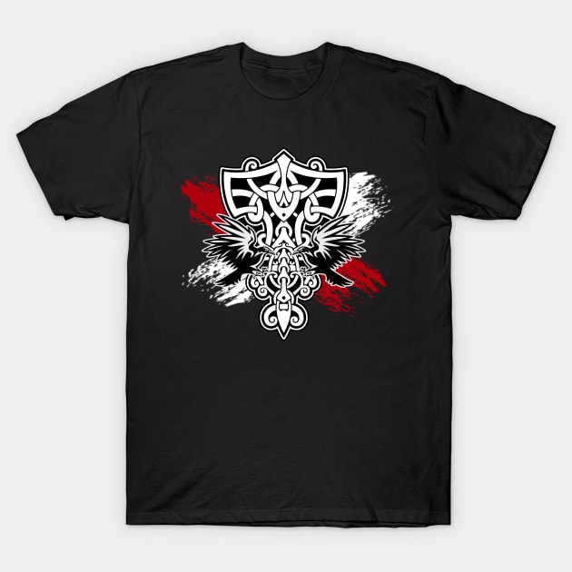 Vikings Ravens T-Shirt by Shirtrunner1